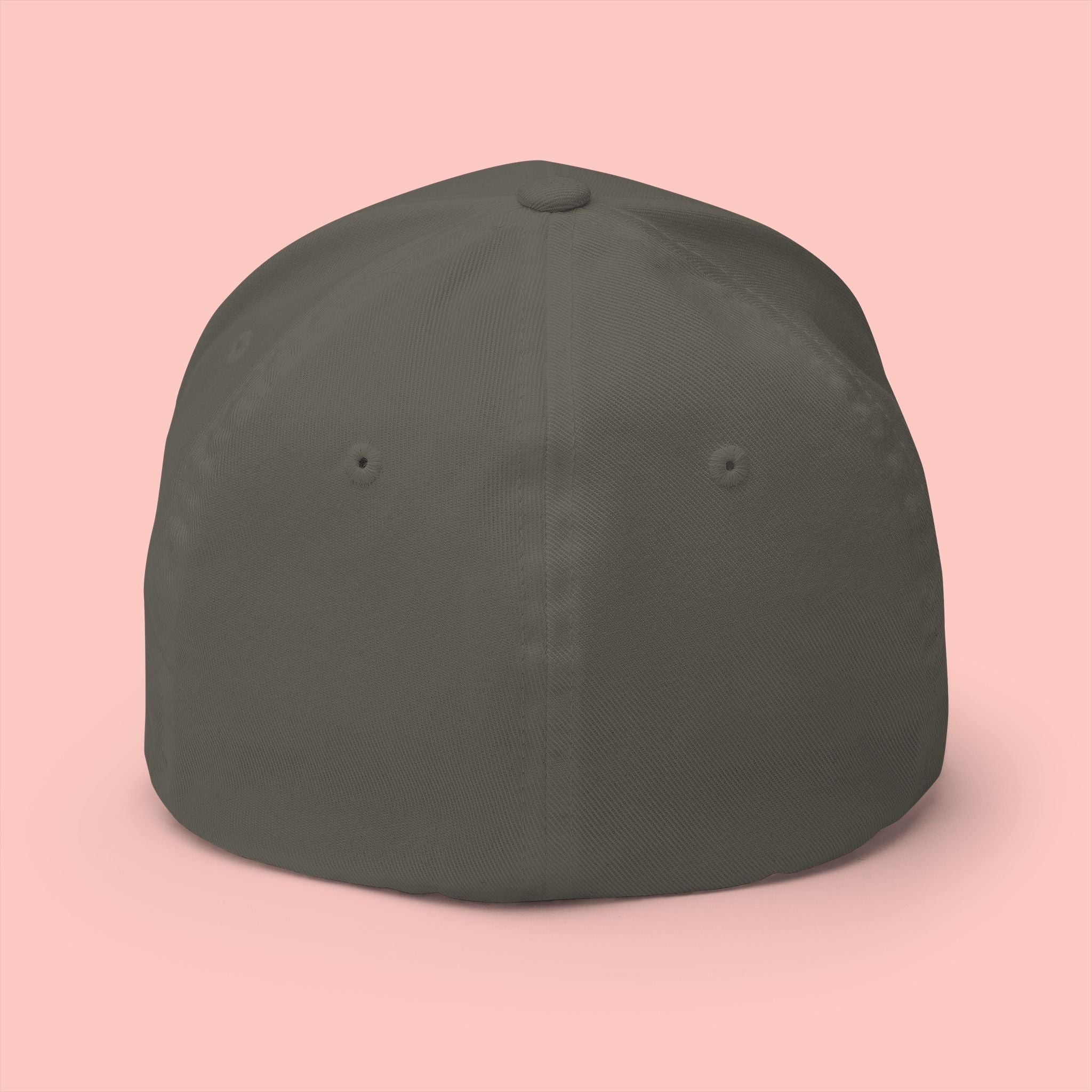 Dog Mom Embroidered Cap – White Structured Baseball Hat