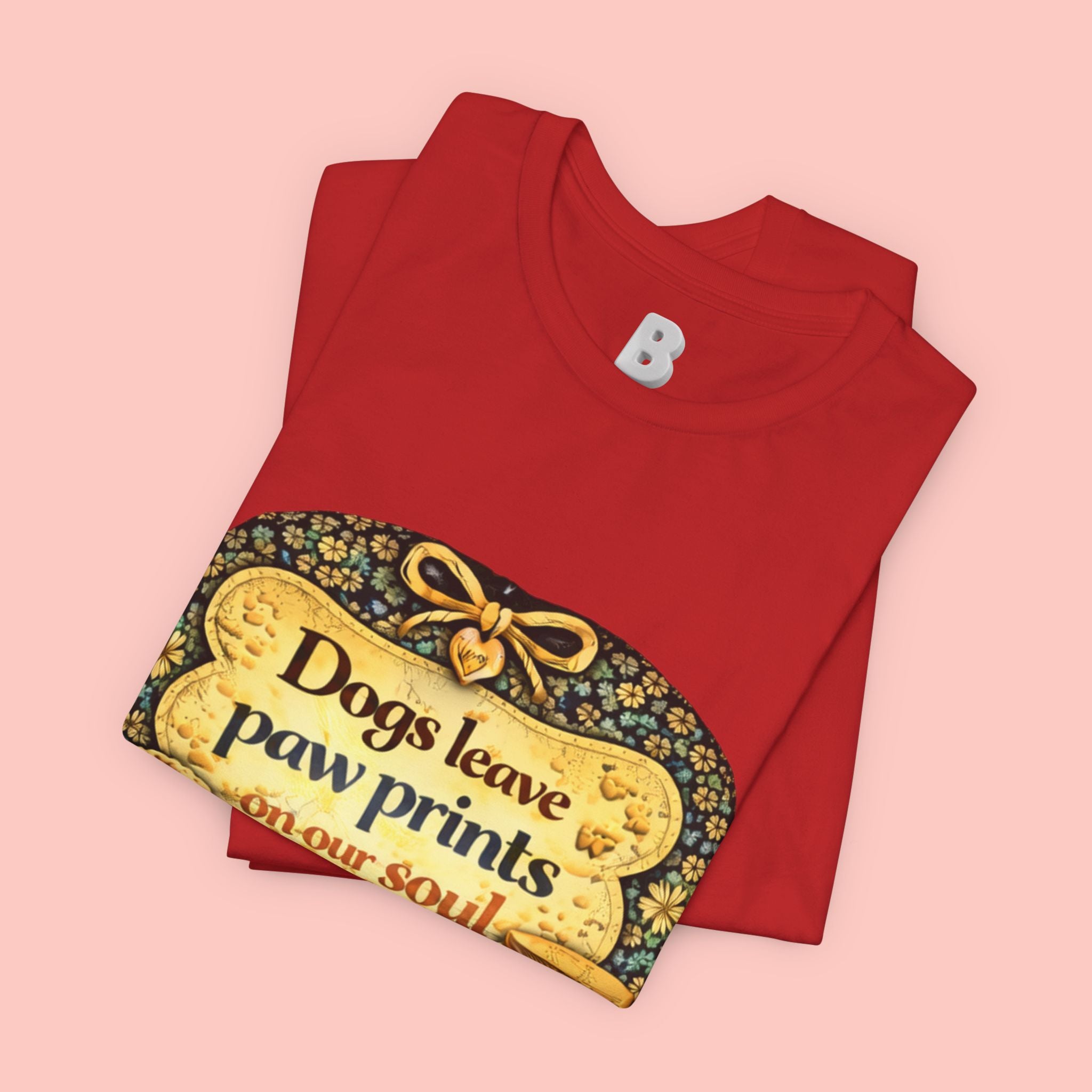 Dogs Leave Paw Prints Tee – Vintage Pet Lover T‑Shirt