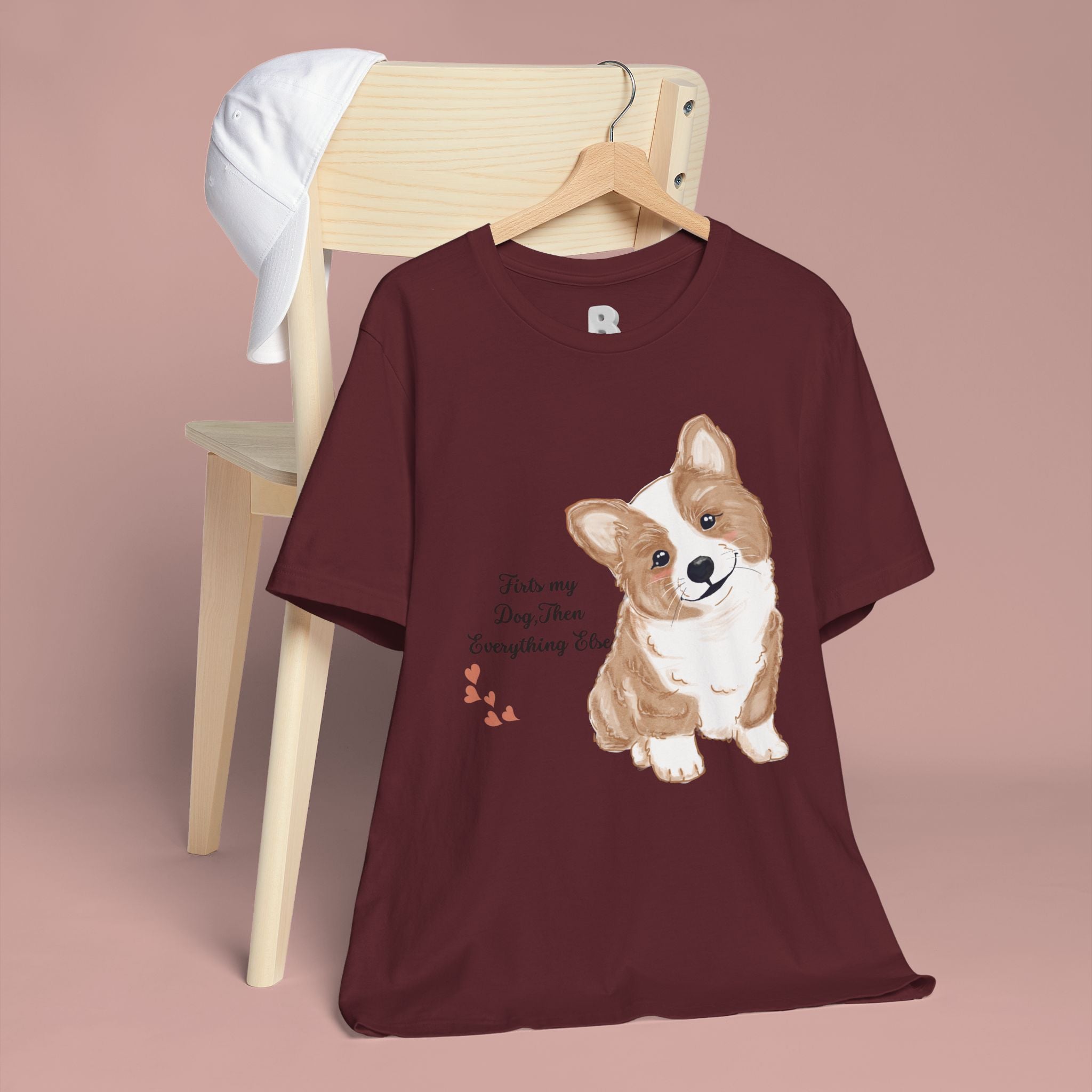 Corgi Love T-Shirt — "This my dog, then everything else" Cute Pet Tee