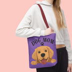 Dog Mom Tote Bag — Cute Golden Retriever Paw Print All-Over-Print Tote
