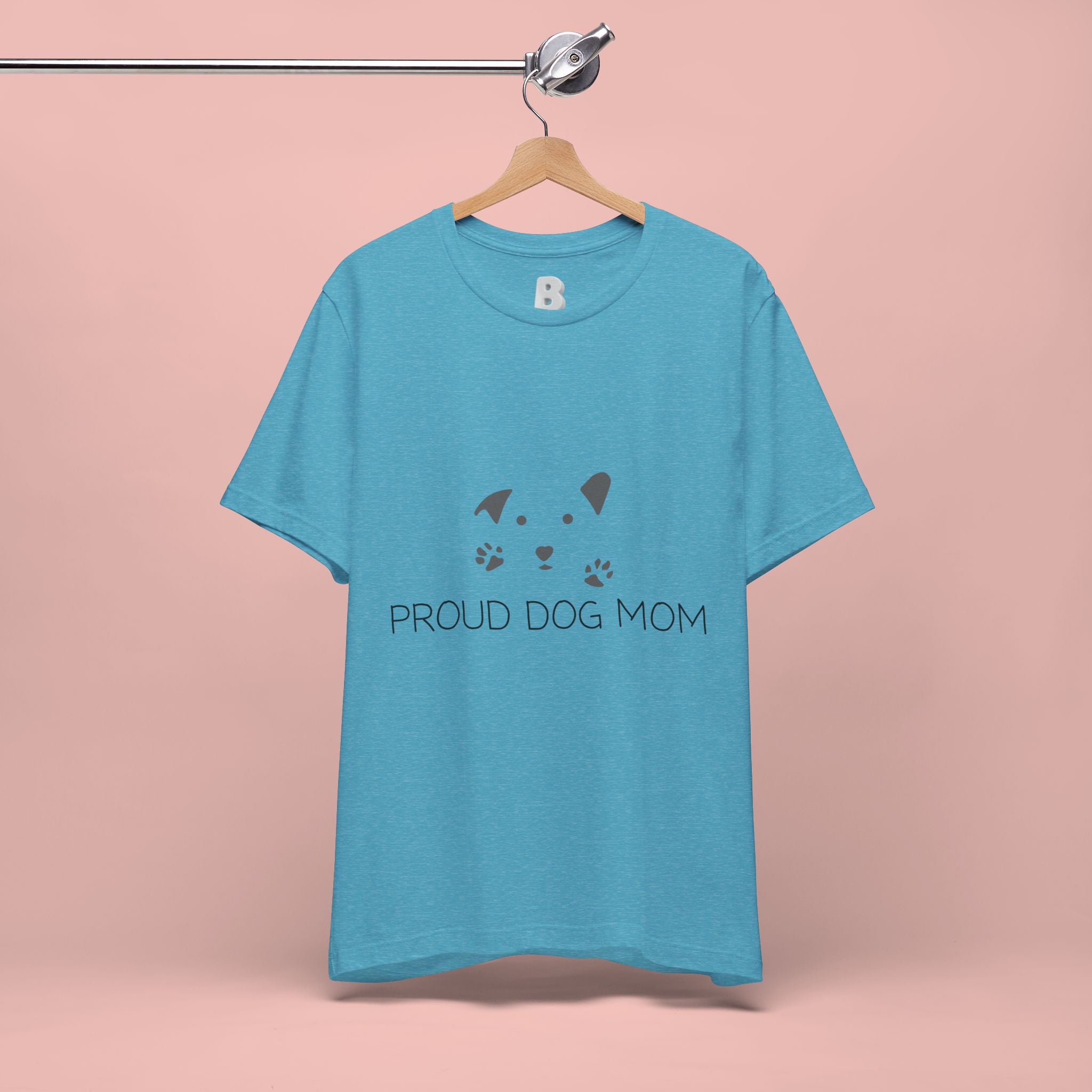 Proud Dog Mom T-Shirt — Cute Paw Print Dog Mom Tee