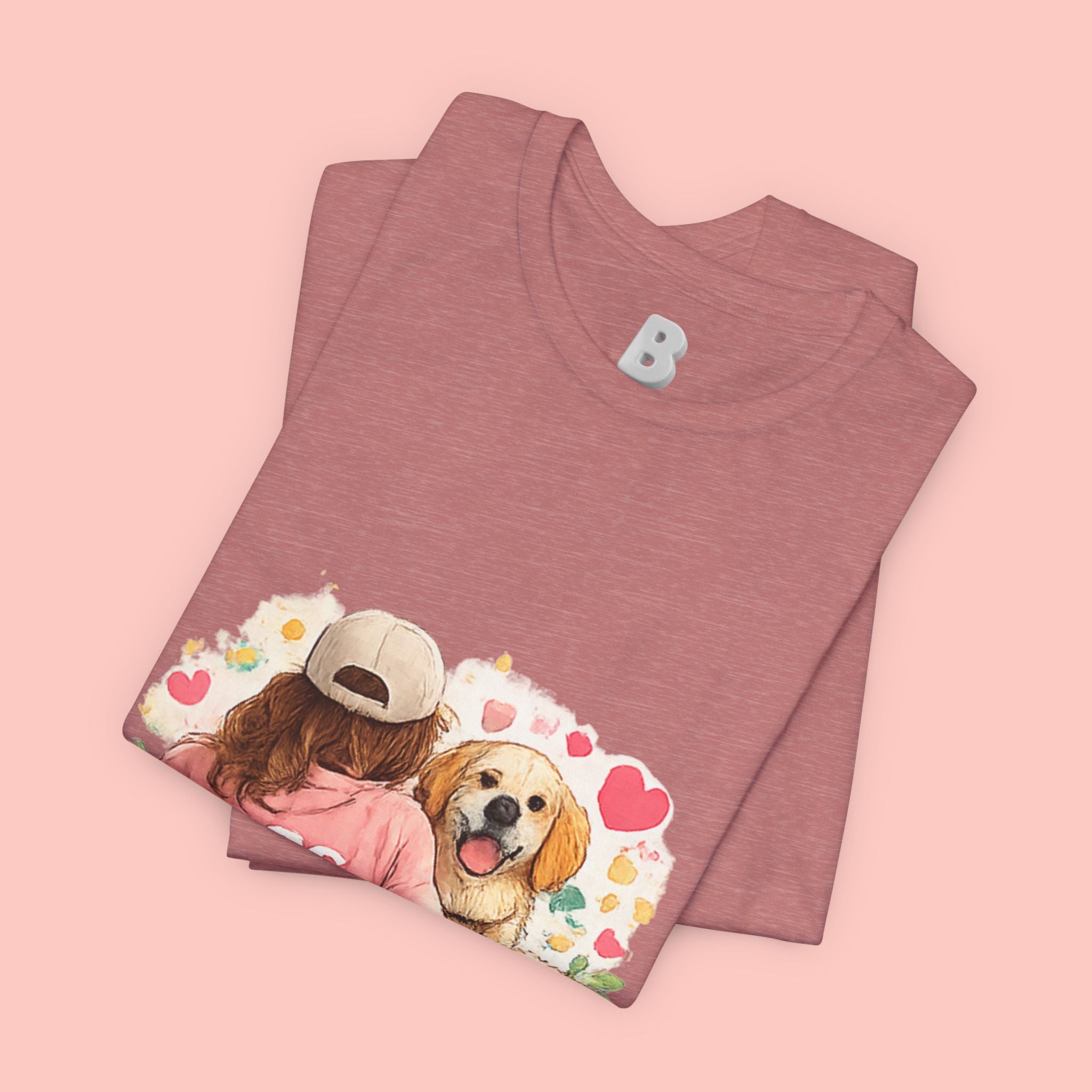 Dog Mom T-Shirt — Cute Floral Puppy Tee for Dog Lovers