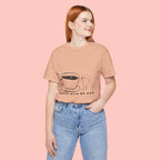 Coffee With My Dog T‑Shirt — Cute Minimalist Dog & Coffee Tee