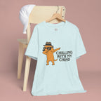 Chilling With My Chind T-Shirt — Funny Dabbing Cat Graphic Tee