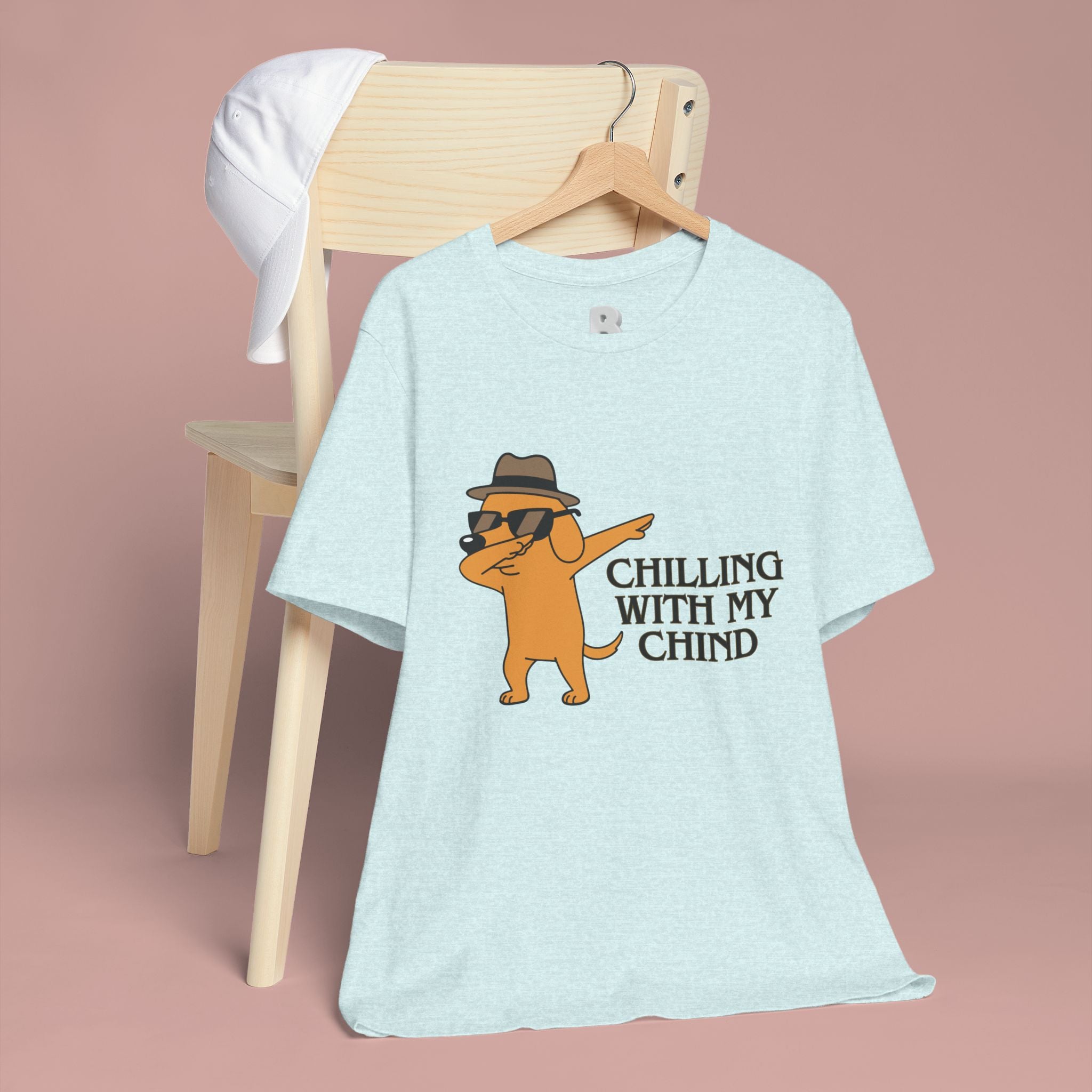 Chilling With My Chind T-Shirt — Funny Dabbing Cat Graphic Tee