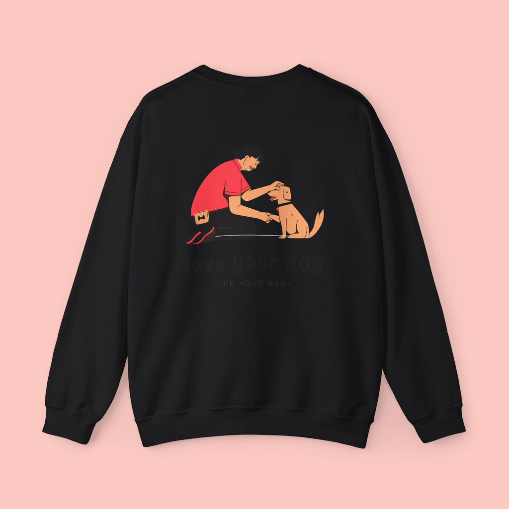 Love Your Dog Crewneck Sweatshirt — Cute Pet Lover Graphic
