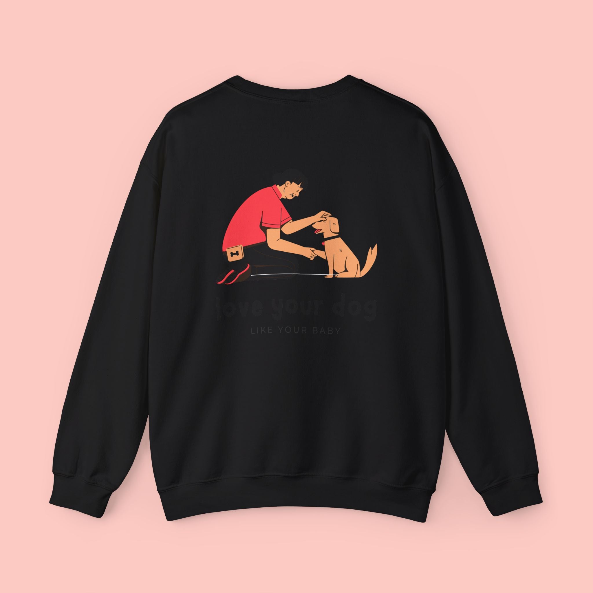 Love Your Dog Crewneck Sweatshirt — Cute Pet Lover Graphic
