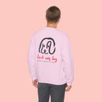 Dog Lover Crewneck Sweatshirt – “First My Dog Then Everything” Graphic