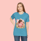 Dog Mom T-Shirt - Cute Woman with Dogs Graphic Tee