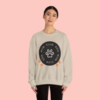 Dog Mom Club Crewneck Sweatshirt — Paw Print Graphic Pullover for Pet Moms