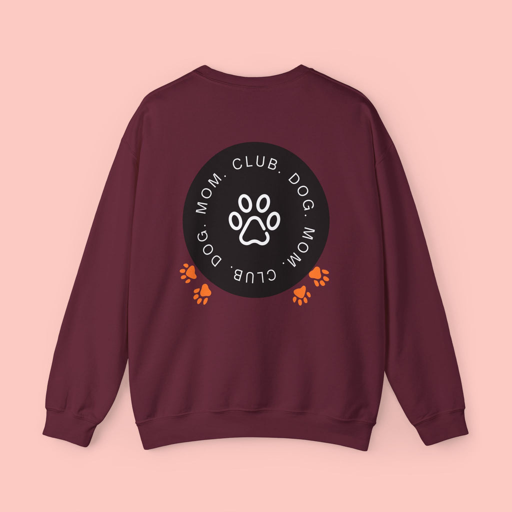 Dog Mom Club Sweatshirt — Paw Print Crewneck