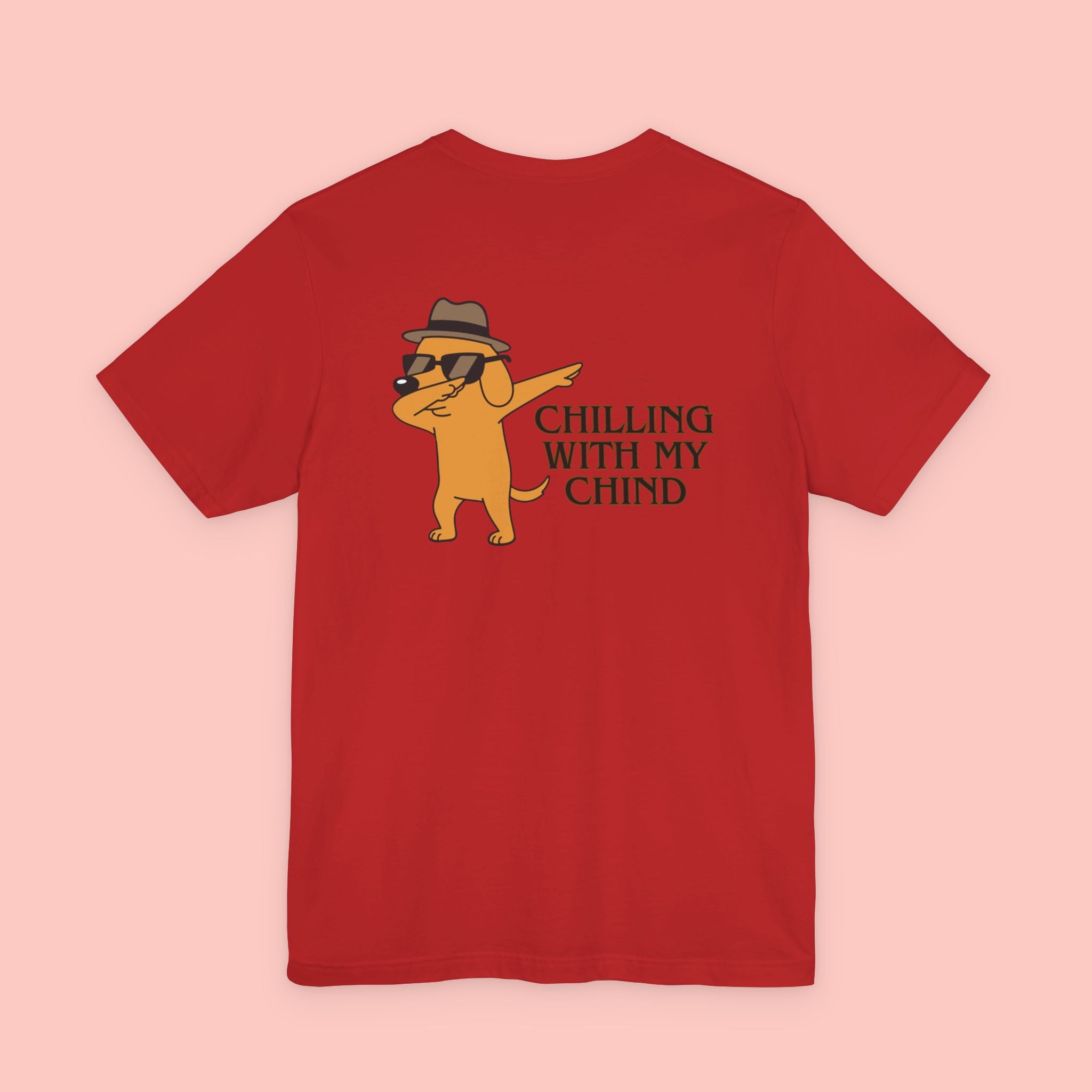 Chilling With My Chind Tee — Funny Dab Cat Graphic T-Shirt