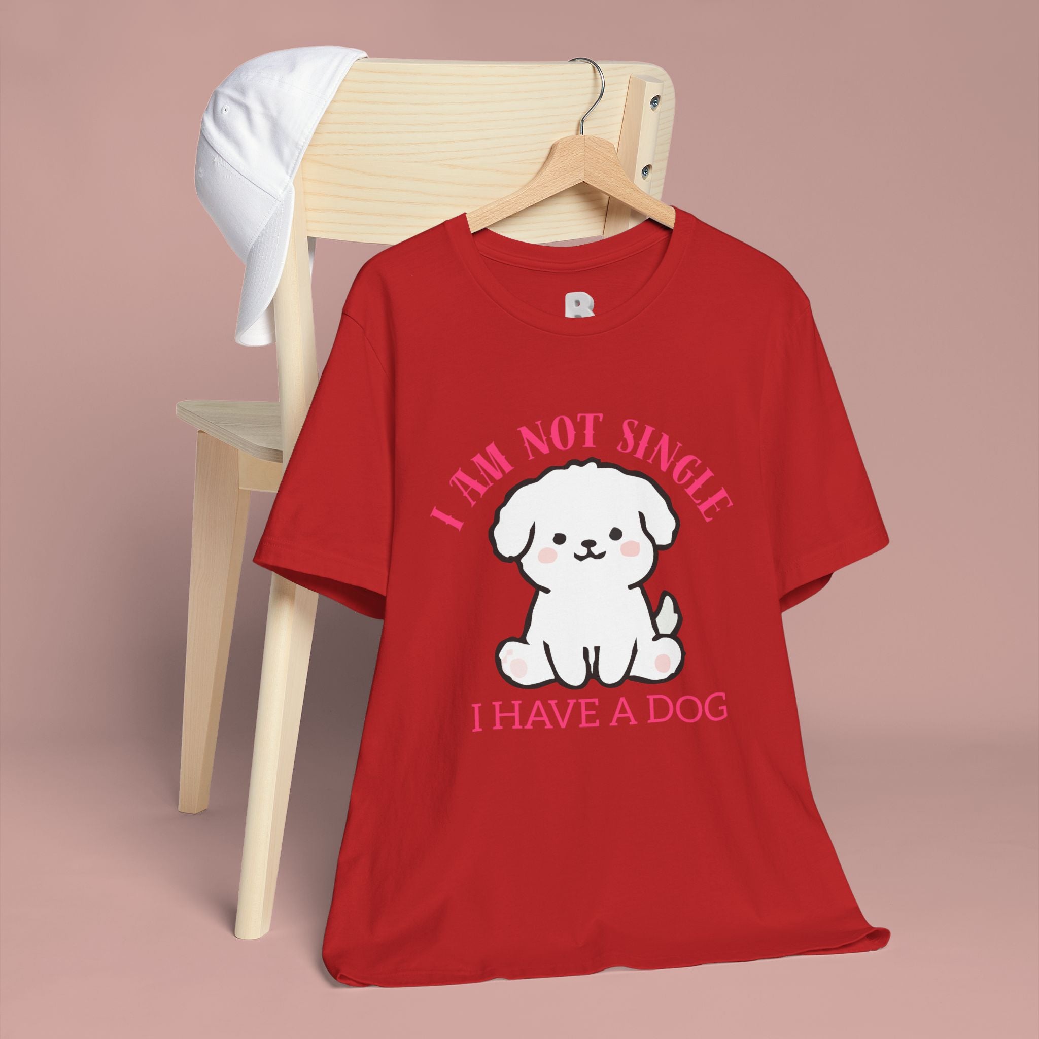 Dog Lover T-Shirt — “I Am Not Single I Have a Dog” Cute Puppy Tee