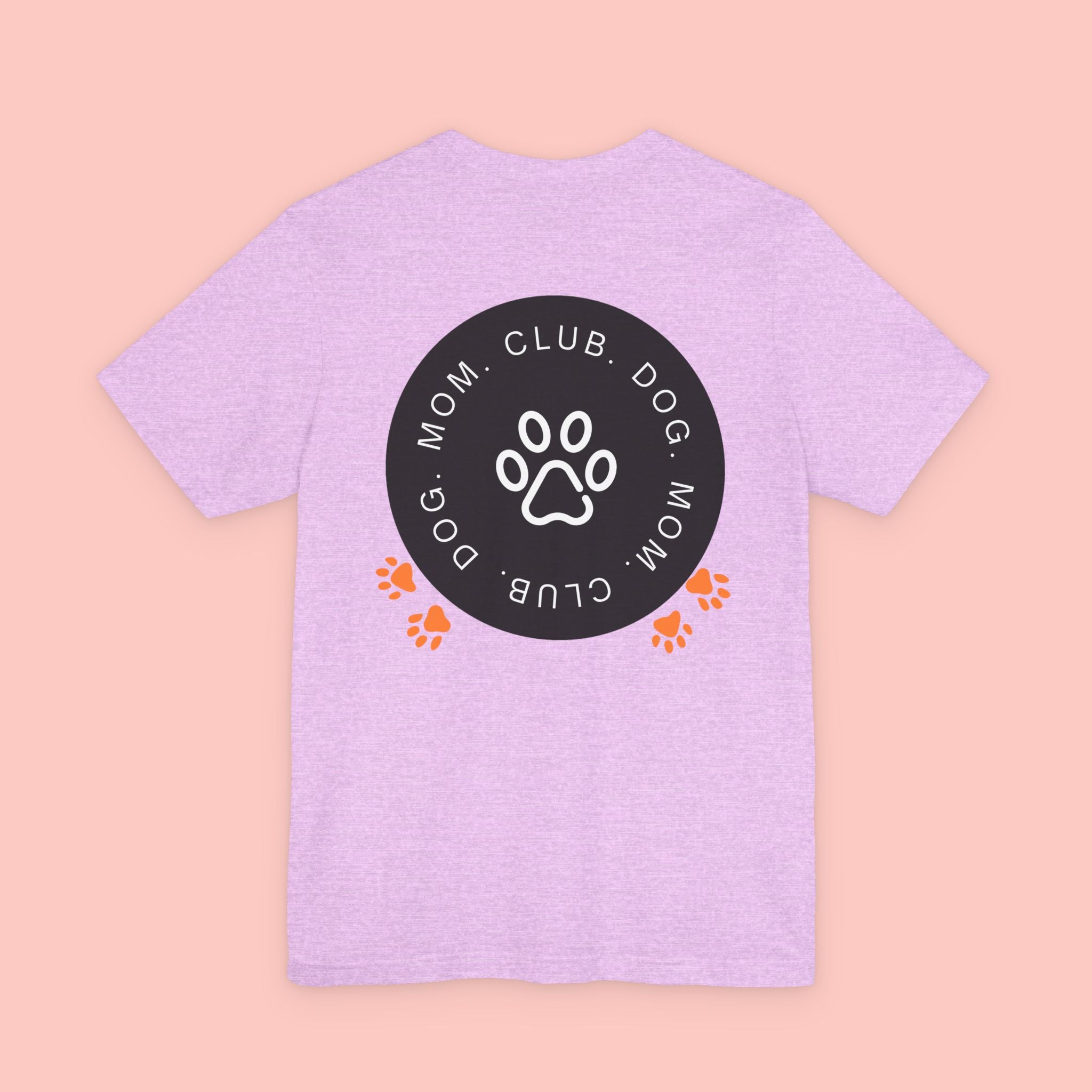 Dog Mom Club T-Shirt — Paw Print Graphic Tee for Pet Lovers