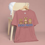 Dog Mom Tee — "Dog Mom: It Is Not A Hobby, It Is A Lifestyle" Cute Puppy Graphic T‑Shirt
