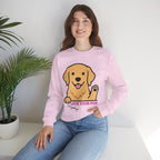 Golden Retriever "Love Your Dog Everyday" Sweatshirt - Cute Pet Lover Crewneck