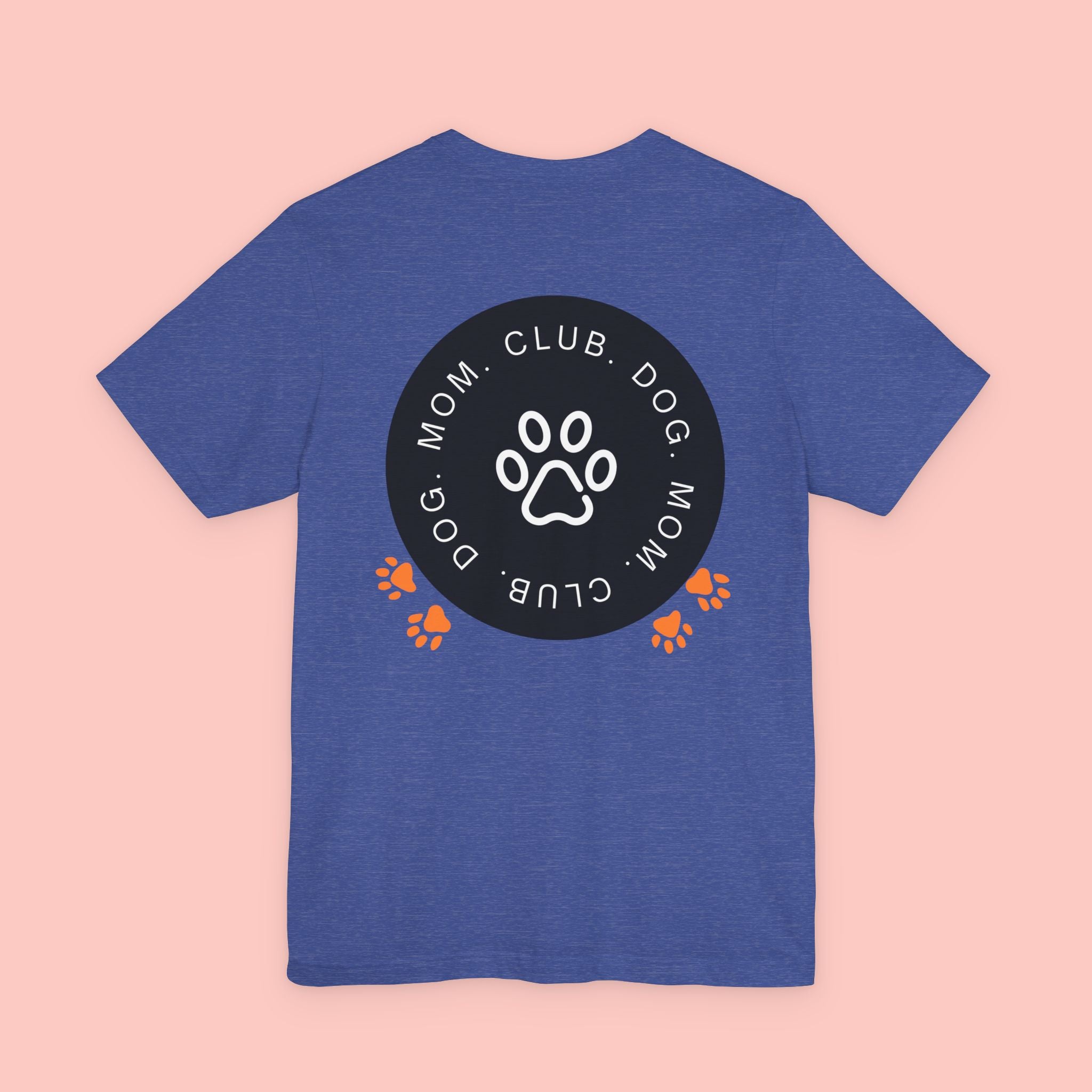 Dog Mom Club T-Shirt — Paw Print Graphic Tee for Pet Lovers