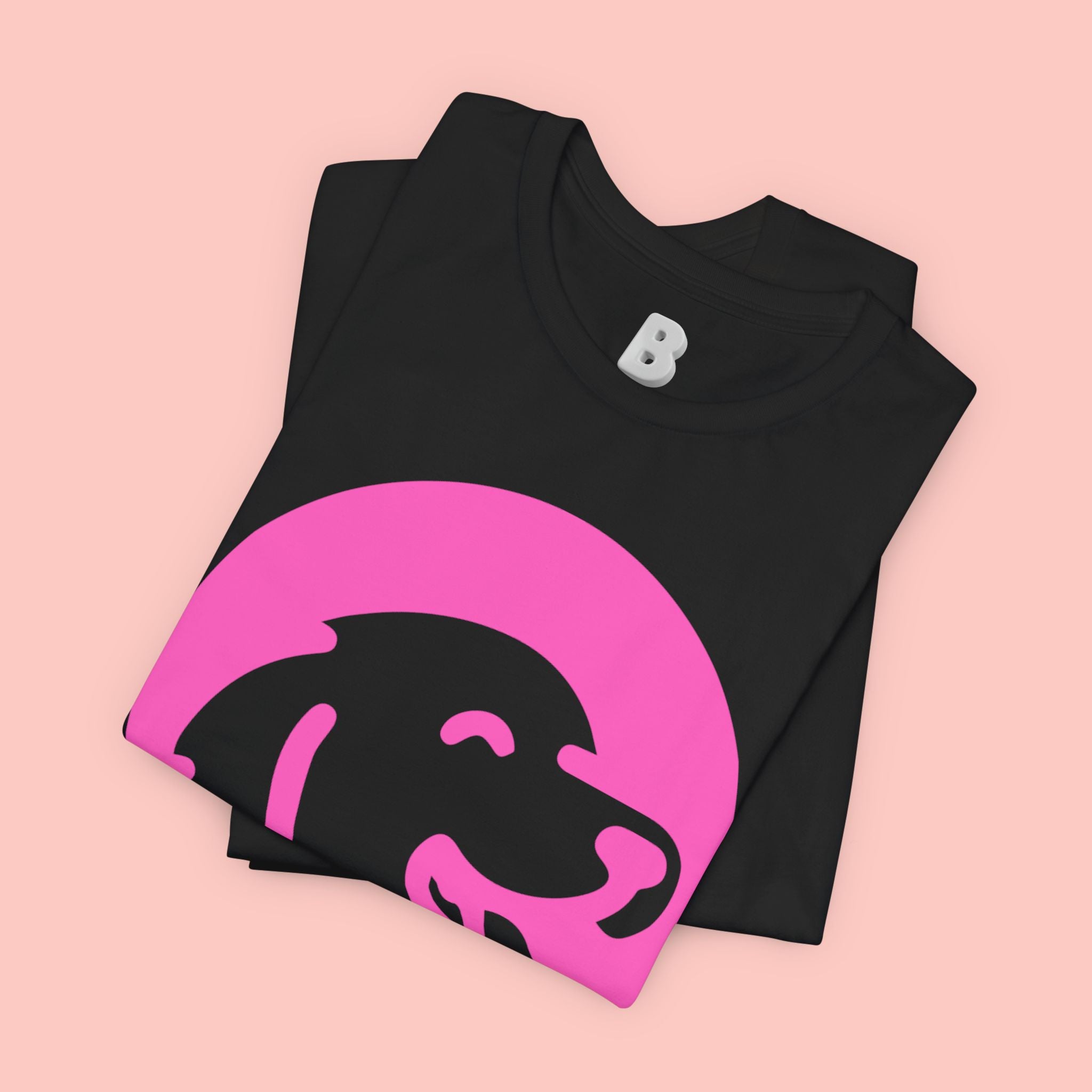 All Smiles Mom's Rules T-Shirt — Cute Pink Dog Graphic Tee for Moms & Pet Lovers