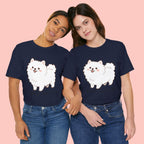 Cute Fluffy Pomeranian Tee — "Mom's Cute Child" Dog T-Shirt