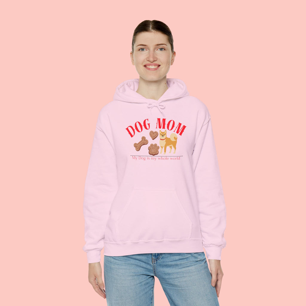 Dog Mom Hoodie – Cute Dog Paw & Bone Graphic Sweatshirt