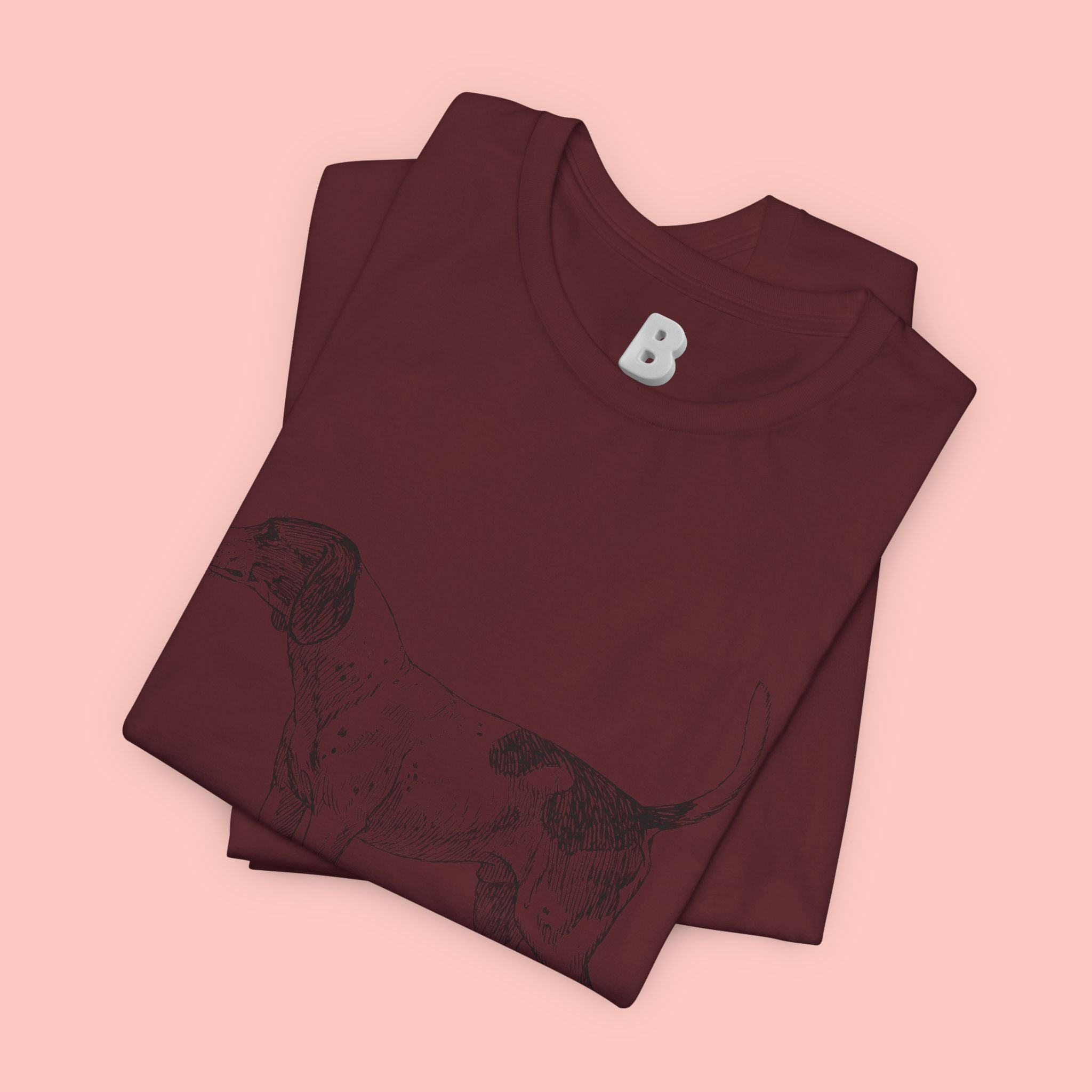 Lovely Dog Mom T-Shirt — Vintage Sketch Dog Graphic Tee