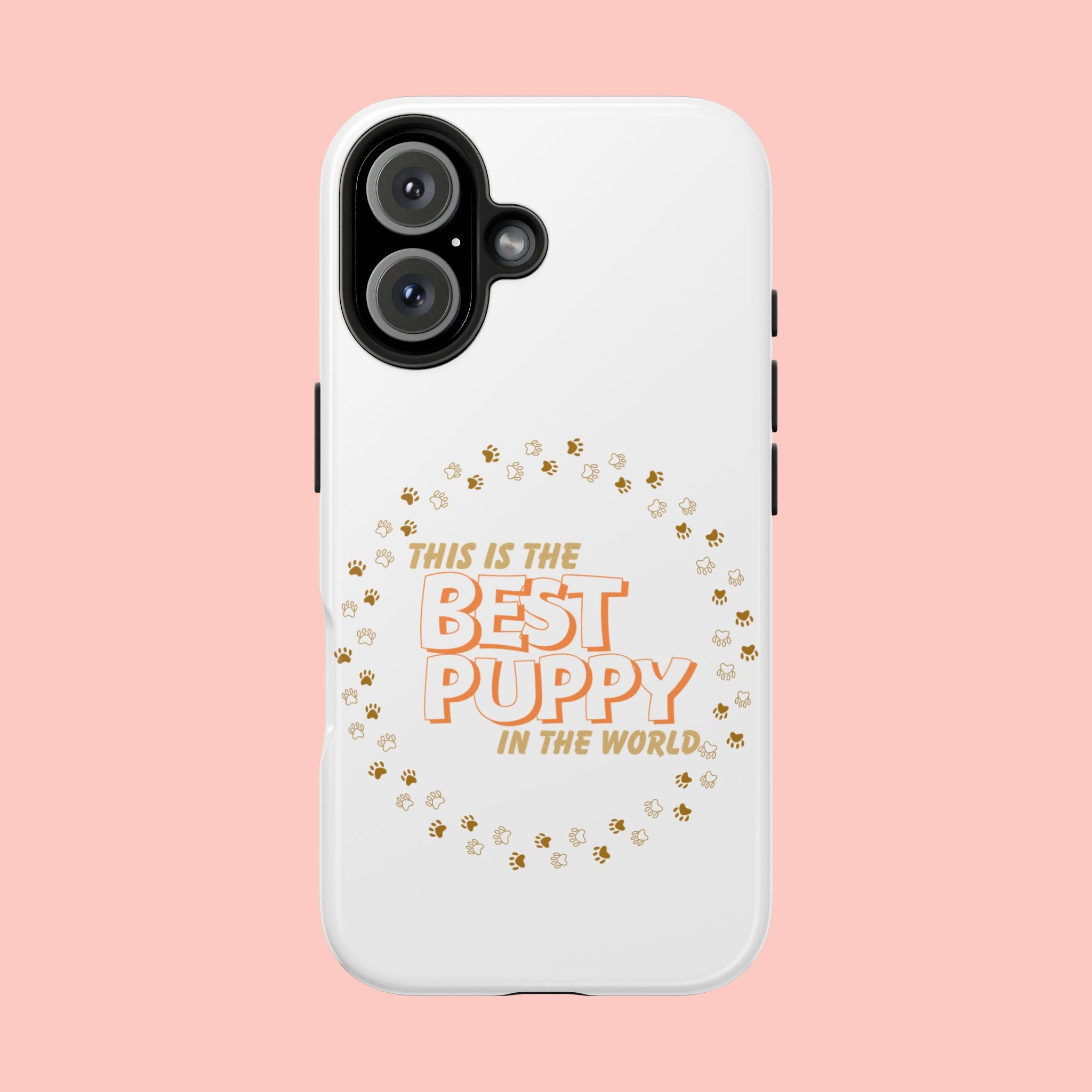 Best Puppy Phone Case — Cute Paw Print Tough Phone Case