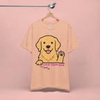 Love Your Dog Tee — Cute Golden Retriever Graphic T-Shirt
