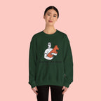 Crewneck Sweatshirt — “Marry the Man Who Loves Your Dog” Cute Pet Lover Graphic