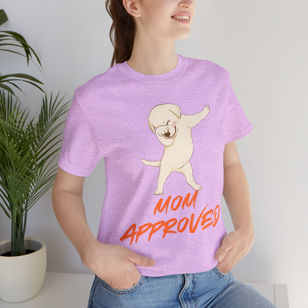Mom Approved Tee — Dab Dog Graphic T‑Shirt