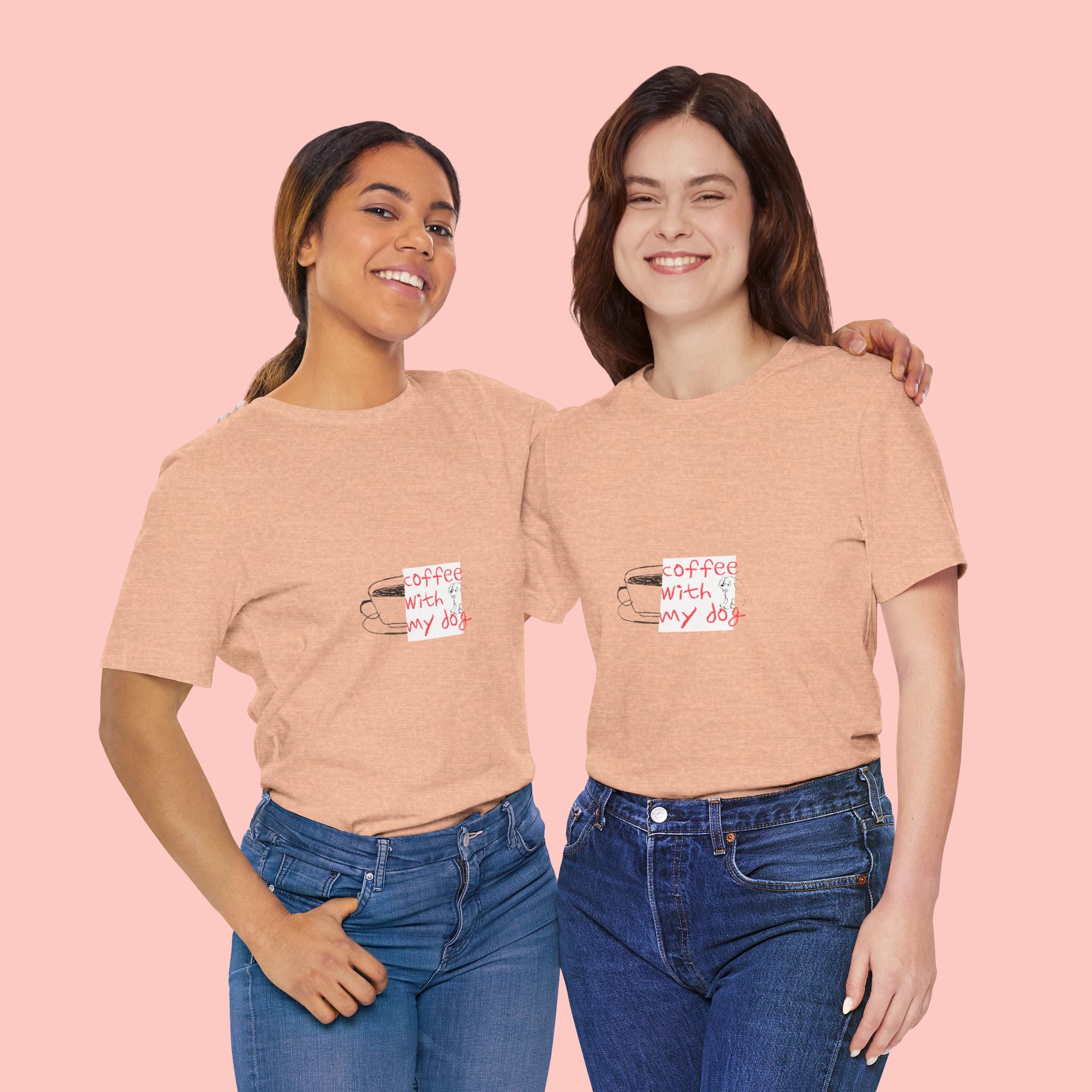 Coffee With My Dog Tee — Cute Dog Lover Coffee T‑Shirt