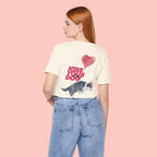 Kiss Your Dog Tee — Corgi Heart Balloon Graphic T-Shirt