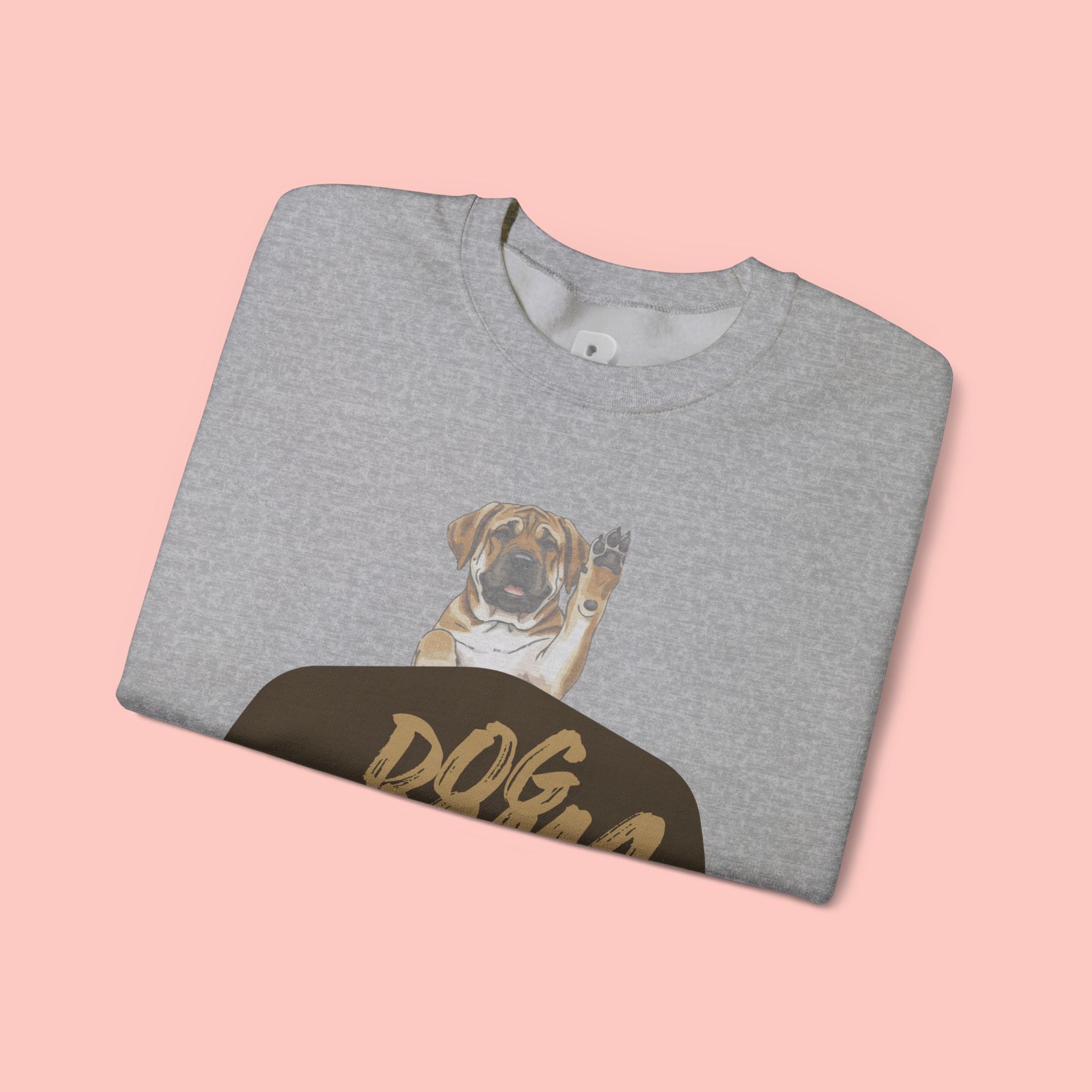 Dog Mama Crewneck Sweatshirt — Cute Puppy Graphic Pullover for Dog Lovers