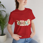 Pet Mom Banner Tee — Cute Paw Print "MOM" Graphic T-Shirt