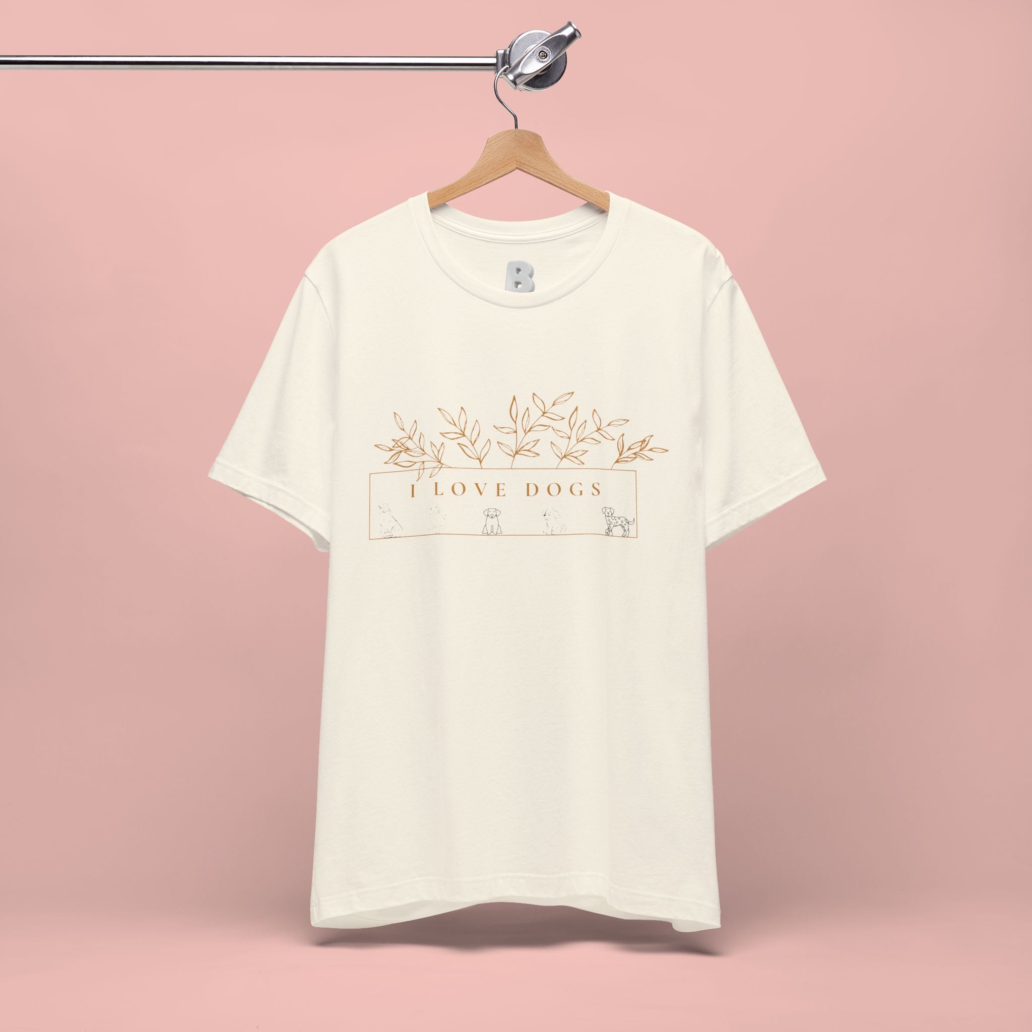 Love Dogs Floral Tee — I Love Dogs Graphic T-Shirt