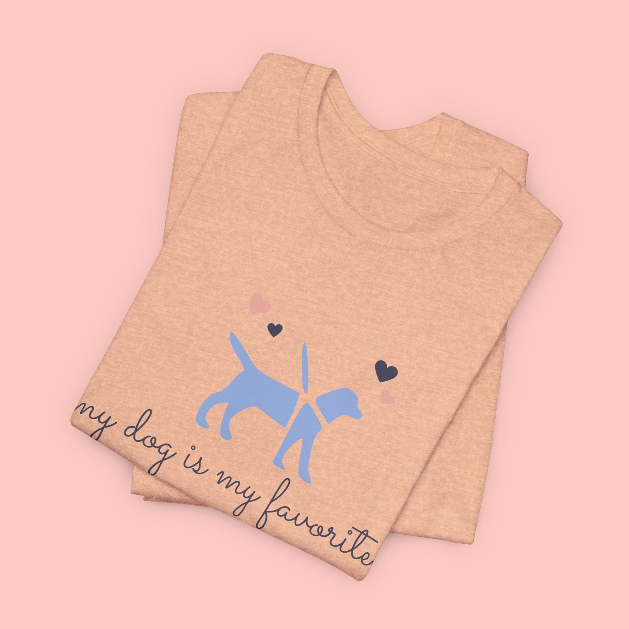 Dog Lover T‑Shirt — "My Dog Is My Favorite Child" Cute Puppy Graphic Tee