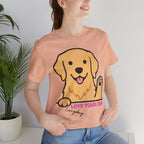 Love Your Dog Tee — Cute Golden Retriever Graphic T-Shirt