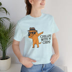 Chilling With My Chind T-Shirt — Funny Dabbing Cat Graphic Tee