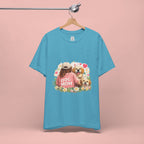 Dog Mom T-Shirt — Cute Floral Puppy Tee for Dog Lovers