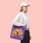 Dog Mom Tote Bag — Cute Golden Retriever Paw Print All-Over-Print Tote