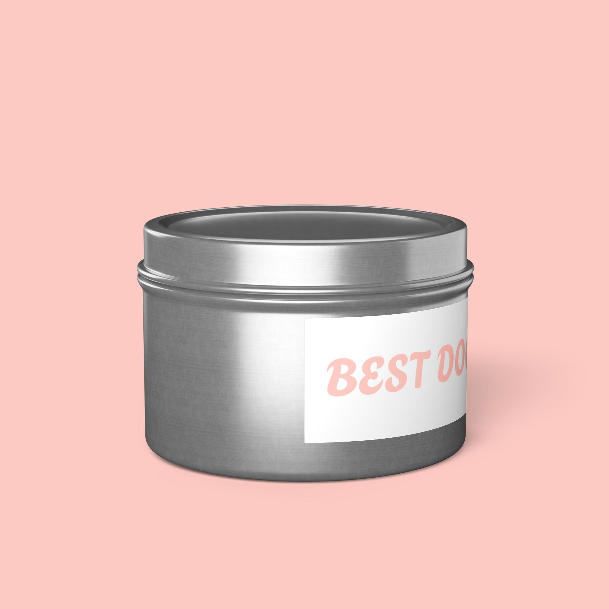 Tin Candle — "Best Dog Mom Ever" Scented Tin Candle | Gift for Dog Lovers