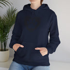 Heart Paw Print Hoodie — Dog Lover Heart Paw Graphic Sweatshirt