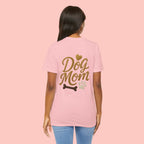 Dog Mom T-Shirt — Cute Paw & Bone Graphic Tee for Pet Lovers