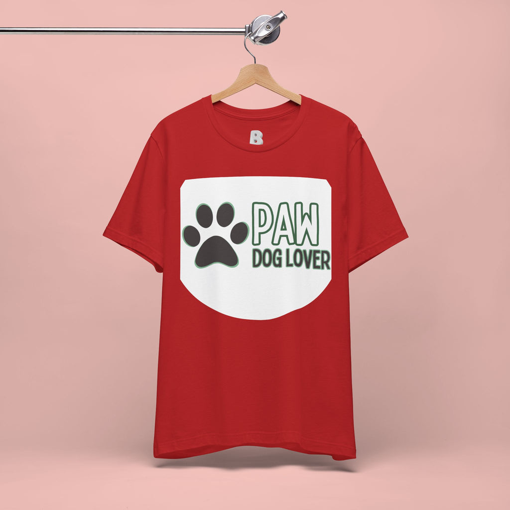Paw Dog Lover T-Shirt — Cute Paw Print Tee for Dog Owners