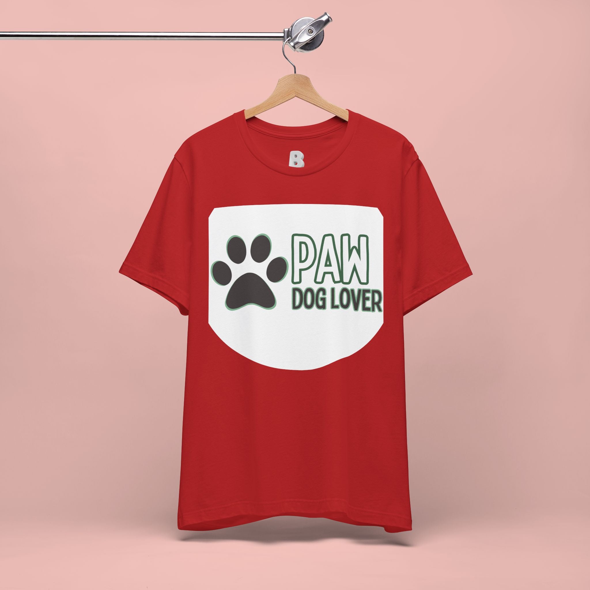 Paw Dog Lover T-Shirt — Cute Paw Print Tee for Dog Owners