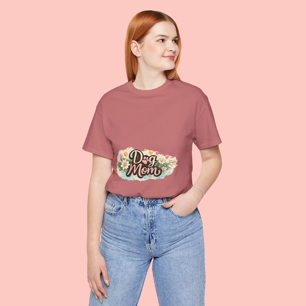 Dog Mom Floral Tee