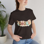 Pet Mom Banner Tee — Cute Paw Print "MOM" Graphic T-Shirt