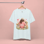 Dog Mom T-Shirt - Cute Woman with Dogs Graphic Tee