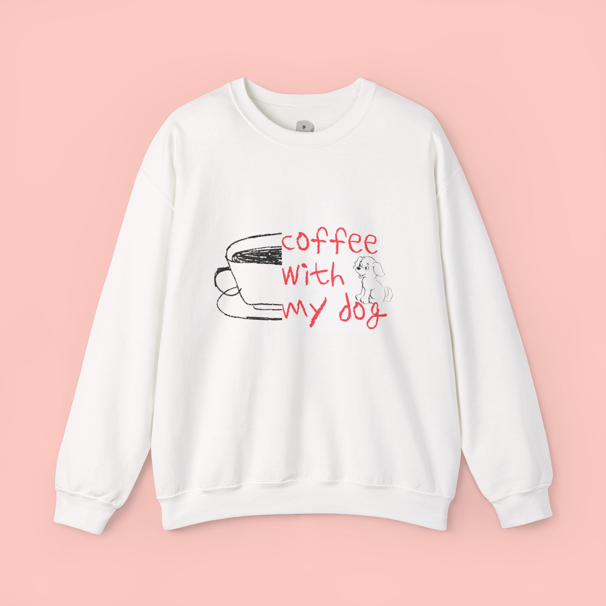 Coffee With My Dog Crewneck Sweatshirt