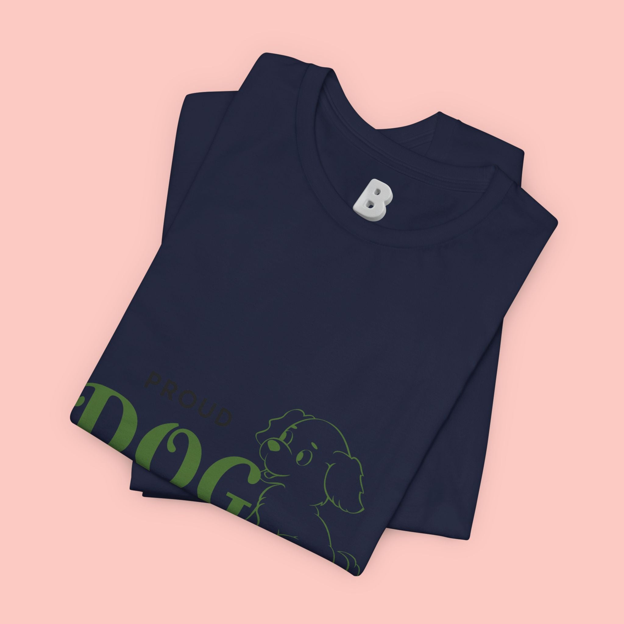Proud Dog Mom T-Shirt – Cute Paw Print & Puppy Graphic Tee