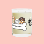 Dog Lover Scented Candle — "Loved By Bones" 11oz Glass Candle